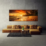 Beach Warm Golden Vivid 229 Wall Art