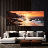 Beach Warm Shadows 157 Wall Art