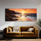 Beach Warm Shadows 157 Wall Art