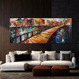 Boardwalk Abstract Brushstrokes 26 Wall Art