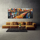 Boardwalk Abstract Brushstrokes 26 Wall Art