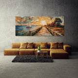 Boardwalk Impasto Peaceful 55 Wall Art