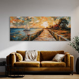 Boardwalk Impasto Peaceful 55 Wall Art