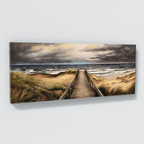 Boardwalk Stormy Sky Background 9 Wall Art