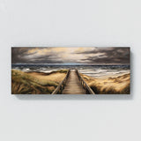 Boardwalk Stormy Sky Background 9 Wall Art