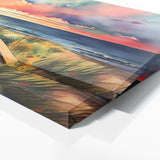 Boardwalk Vibrant Watercolor 11 Wall Art