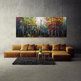 Botanical Impasto Layered Depth 41 Wall Art