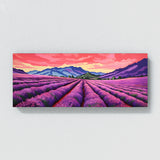 Botanical Lavender Bright 21 Wall Art