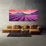 Botanical Lavender Bright 21 Wall Art