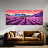 Botanical Lavender Bright 21 Wall Art