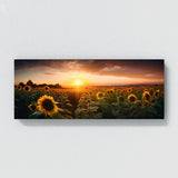 Botanical Sunflower Field 26 Wall Art