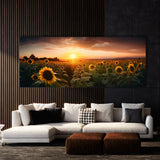 Botanical Sunflower Field 26 Wall Art