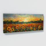 Botanical Sunflower Field 7 Wall Art