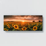 Botanical Sunflower Field 82 Wall Art