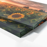 Botanical Sunflower Field 82 Wall Art