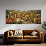 Cactus Garden Impasto Variety 1 Wall Art