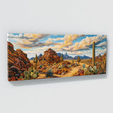 Cactus Impasto Landscape 2 Wall Art