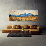 Cactus Impasto Saguaro 22 Wall Art