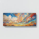 Cloud Impasto Sky Rainbow Drama 51 Wall Art