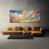 Cloud Impasto Sky Rainbow Drama 51 Wall Art