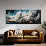 Cloud Swirling Brushstrokes 63 Wall Art