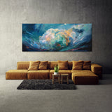 Cloud Swirling Brushstrokes 64 Wall Art