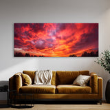 Cloud Vibrant Sky Colors 68 Wall Art