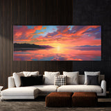 Cloud Warm Colors Reflections 62 Wall Art