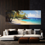 Coastal Palm Turquoise Waters 7 Wall Art