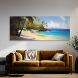 Coastal Palm Turquoise Waters 7 Wall Art