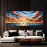 Coastal Seascape Sailboats Sky 12 Wall Art