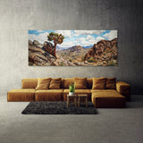 Desert Impasto Landscape 39 Wall Art