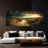 Desert Landscape Stormy 16 Wall Art