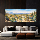 Desert Landscape Watercolor 1 Wall Art