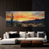 Desert Landscape Watercolor 4 Wall Art
