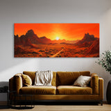 Desert Orange 29 Wall Art