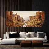 Desert River Cliffs Distance 47 Wall Art