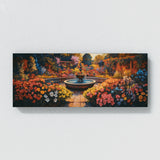 Flower Garden Fountain Blooms 25 Wall Art