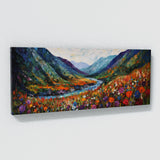 Flower Impasto Landscape 38 Wall Art