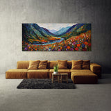 Flower Impasto Landscape 38 Wall Art