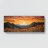 Flower Impasto Landscape 54 Wall Art