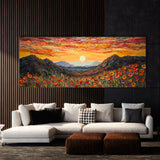 Flower Impasto Landscape 54 Wall Art