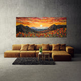 Flower Impasto Landscape 54 Wall Art