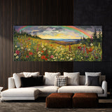 Flower Impasto Meadow 22 Wall Art