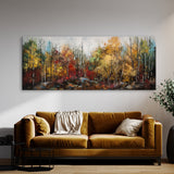 Forest Impasto Brush 21 Wall Art