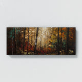 Forest Impasto Textured Drama 37 Wall Art