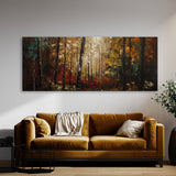 Forest Impasto Textured Drama 37 Wall Art