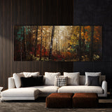 Forest Impasto Textured Drama 37 Wall Art