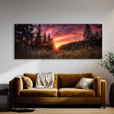 Forest Vibrant Photograph Sky 19 Wall Art