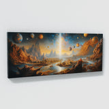 Galaxy Cosmic Landscape Planets 19 Wall Art